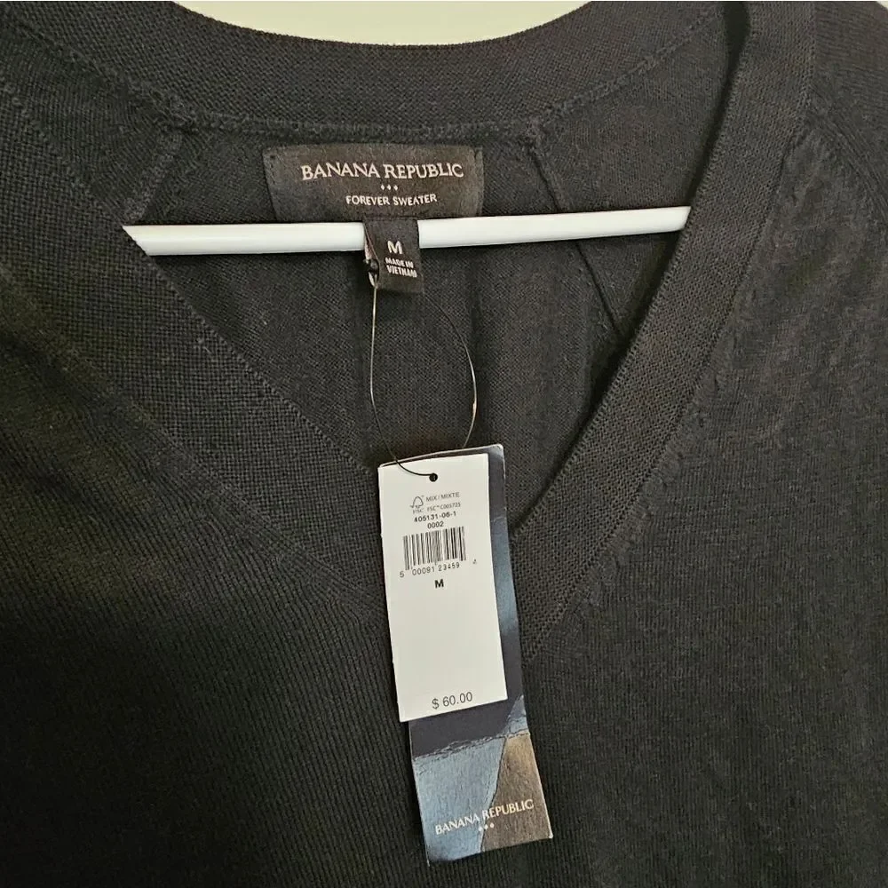 Banana Republic Mens Black Sweater